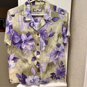Caribbean Joe Soft Rayon Blouse - Size S - EUC